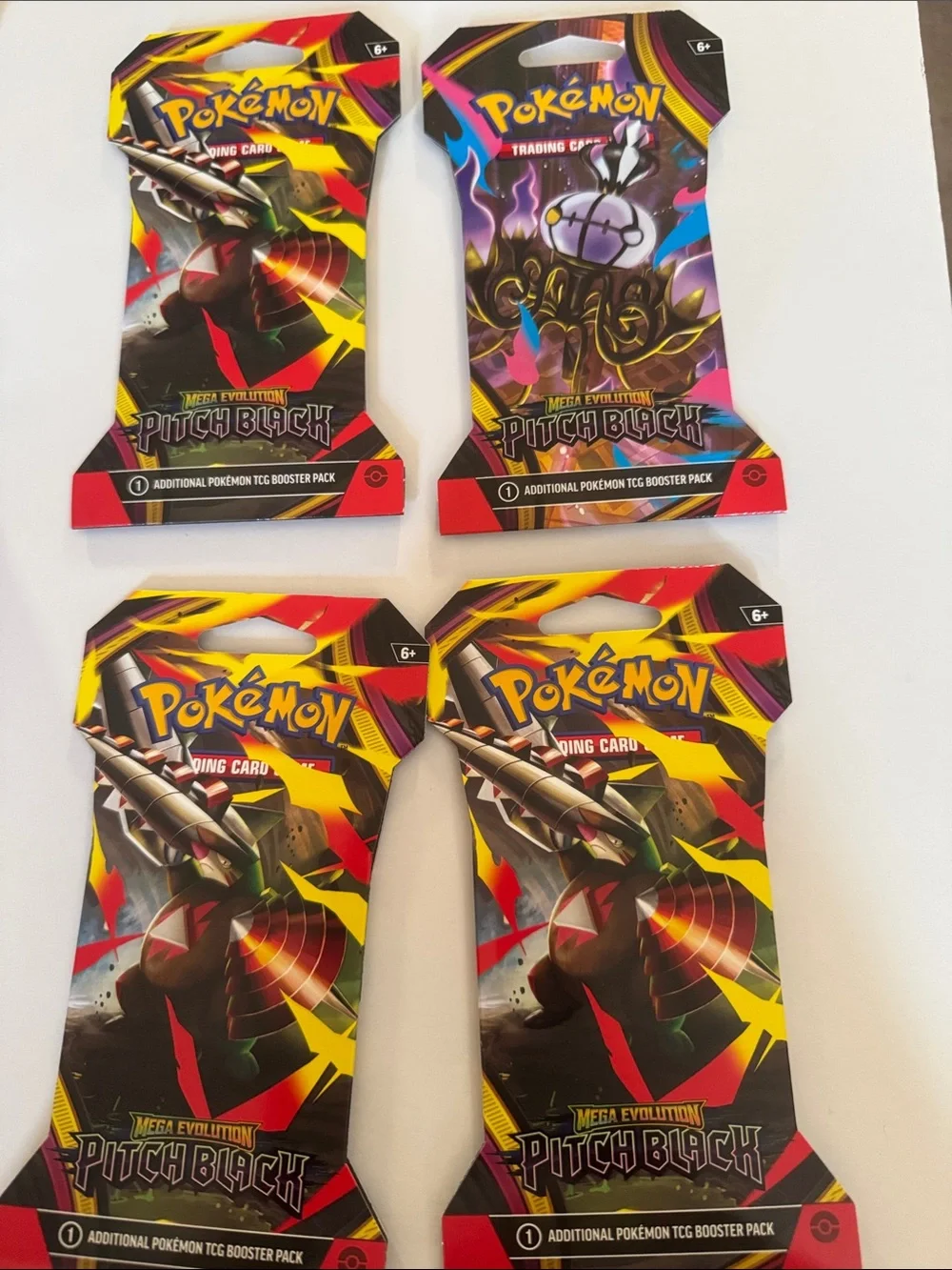 Brand  New !!Pokémon TCG Pitch Black Booster Packs - Multi Color